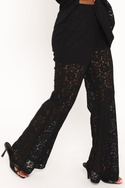 Sammy Embroidered Set - Black