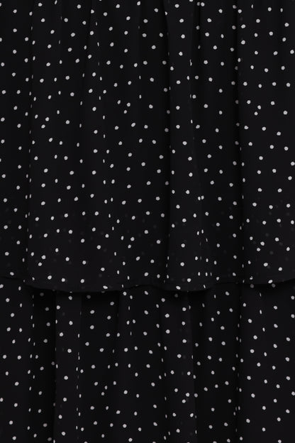 Selina Skirt Set - Black Polka Dot