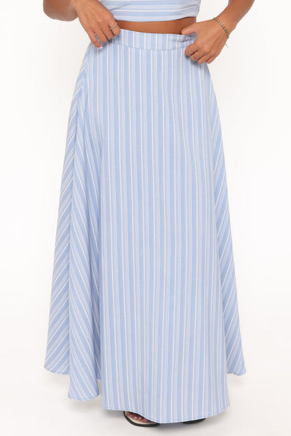 Serafina Two Piece Set - Blue Stripe