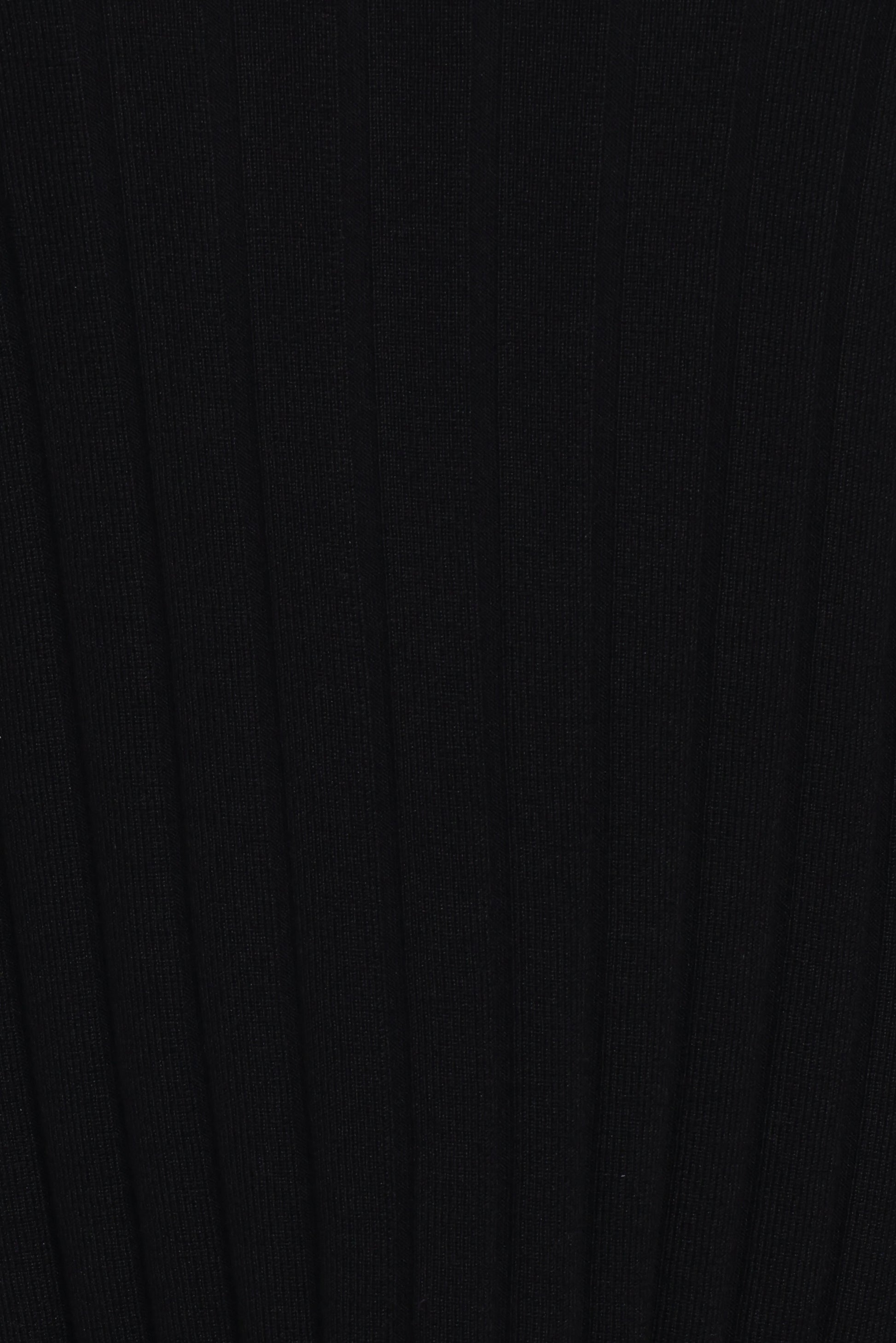 Silvie Long Sleeve Knitted Set - Black