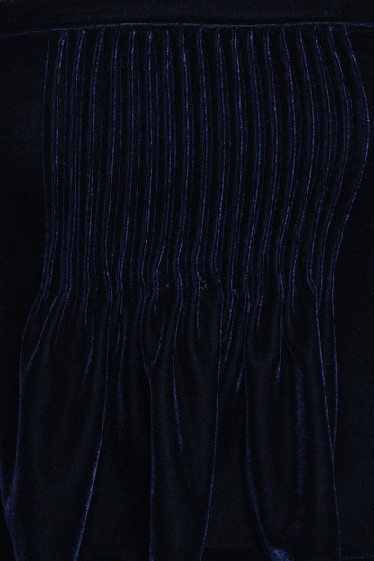 Sutton Strapless Pant Set - Midnight Blue Velvet