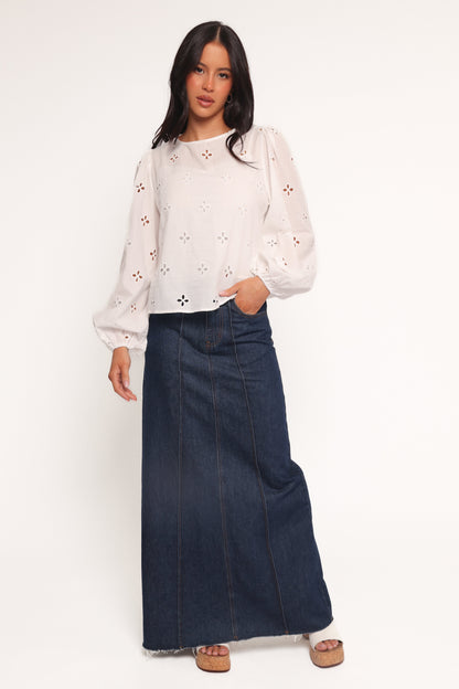 Aggie Blouse - White