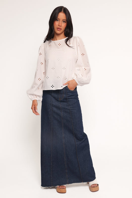Aggie Blouse - White