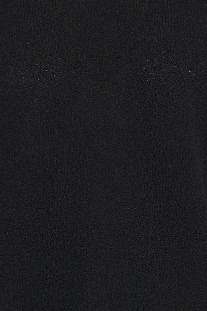 Ardena Boucle Knit Top - Black