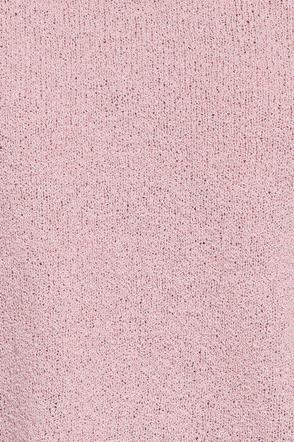 Ardena Boucle Knit Top - Pink