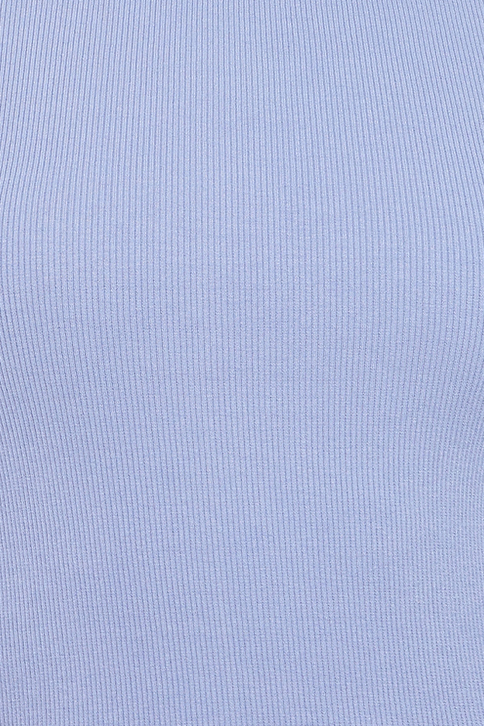 Ari Ribbed Tank Top - Cornflower Blue
