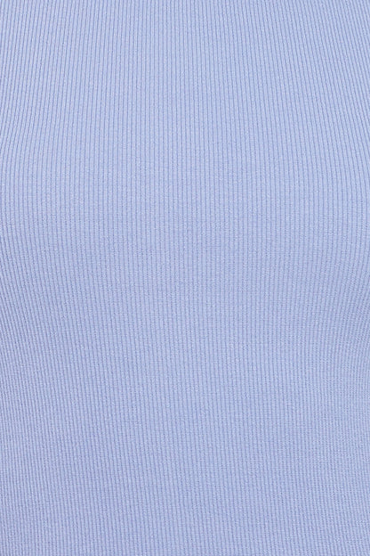 Ari Ribbed Tank Top - Cornflower Blue