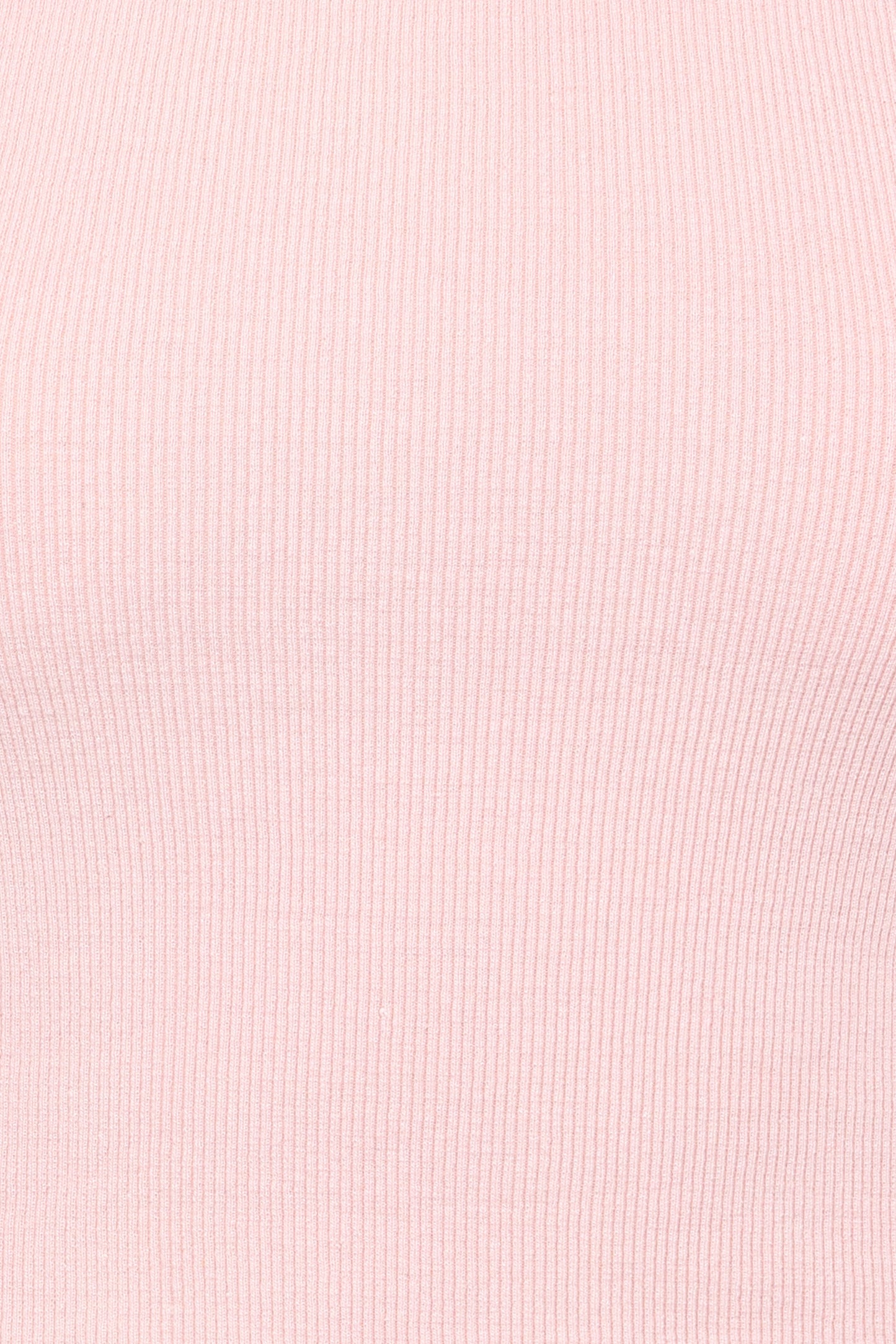 Ari Ribbed Tank Top - Petal Pink