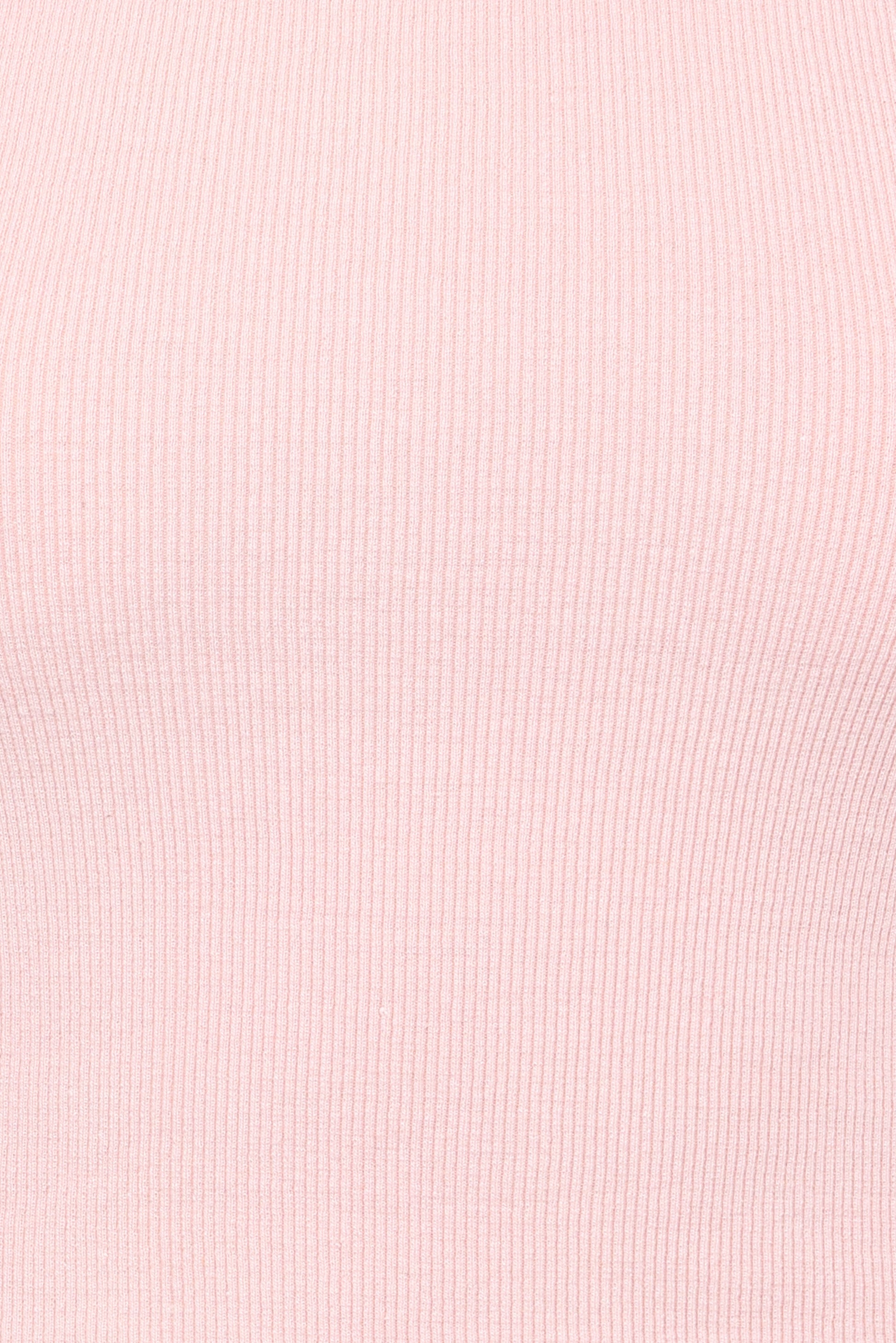 Ari Ribbed Tank Top - Petal Pink