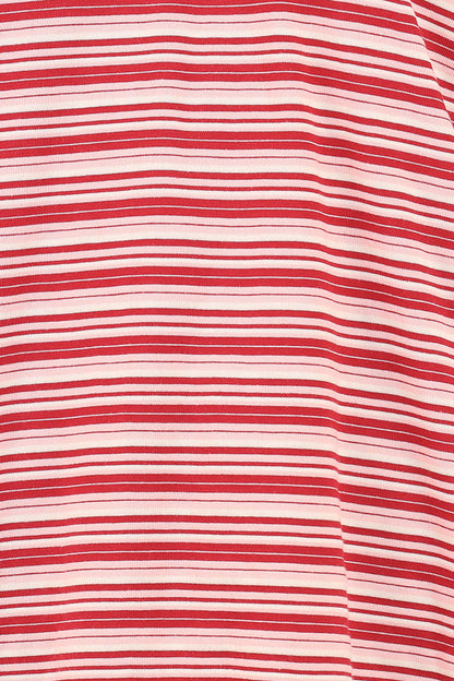 Beau Long Sleeve Jersey Top - Pink Stripe