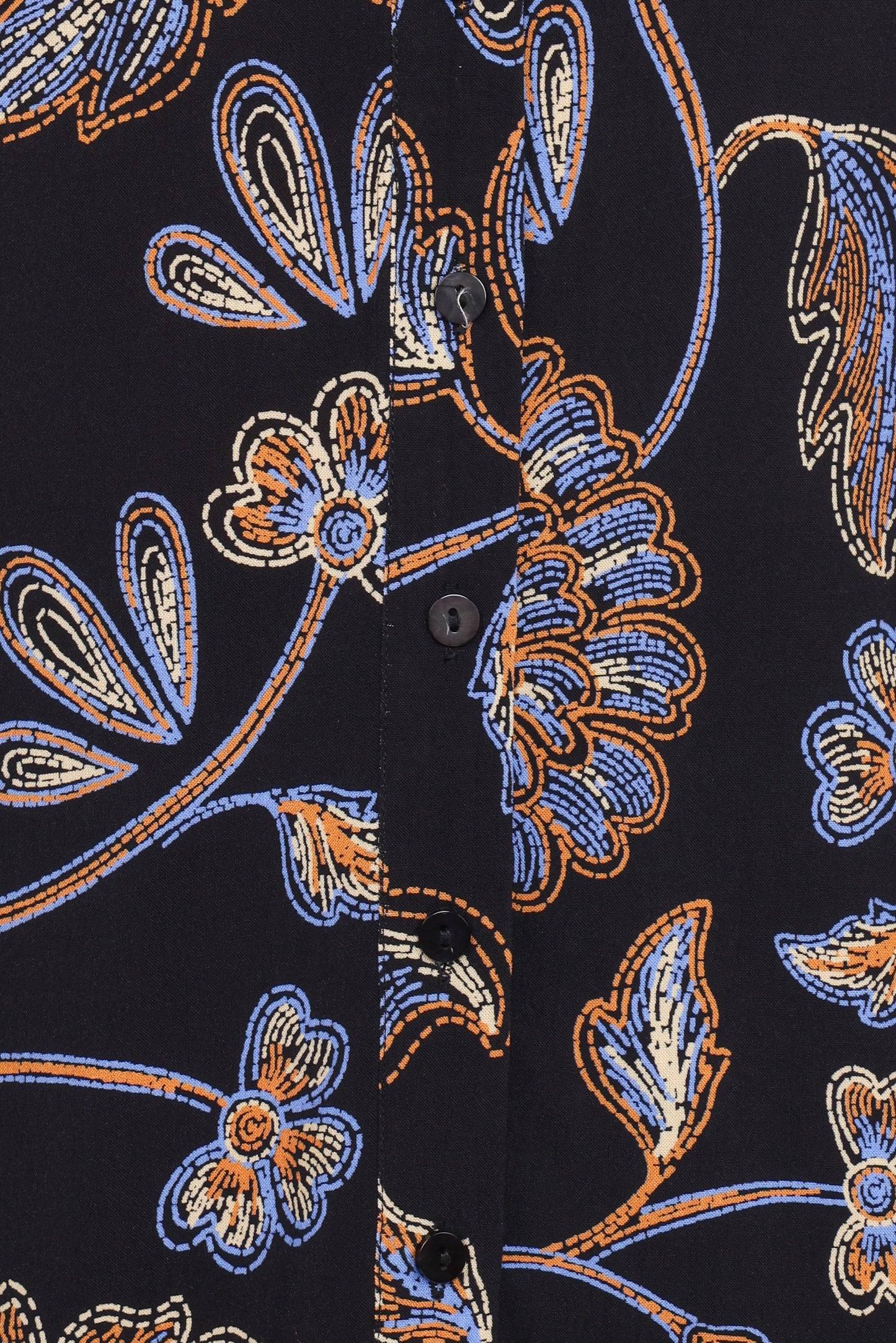 Bennett Shirt - Black Floral