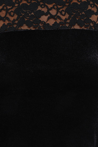 Caitlin Top - Black Velvet