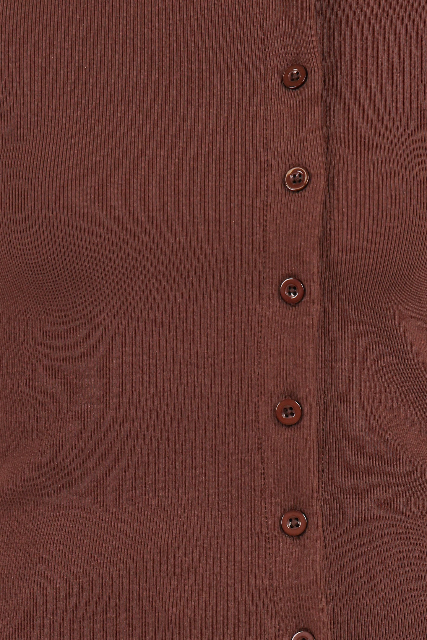 Cass Long Sleeve Top - Chocolate Brown