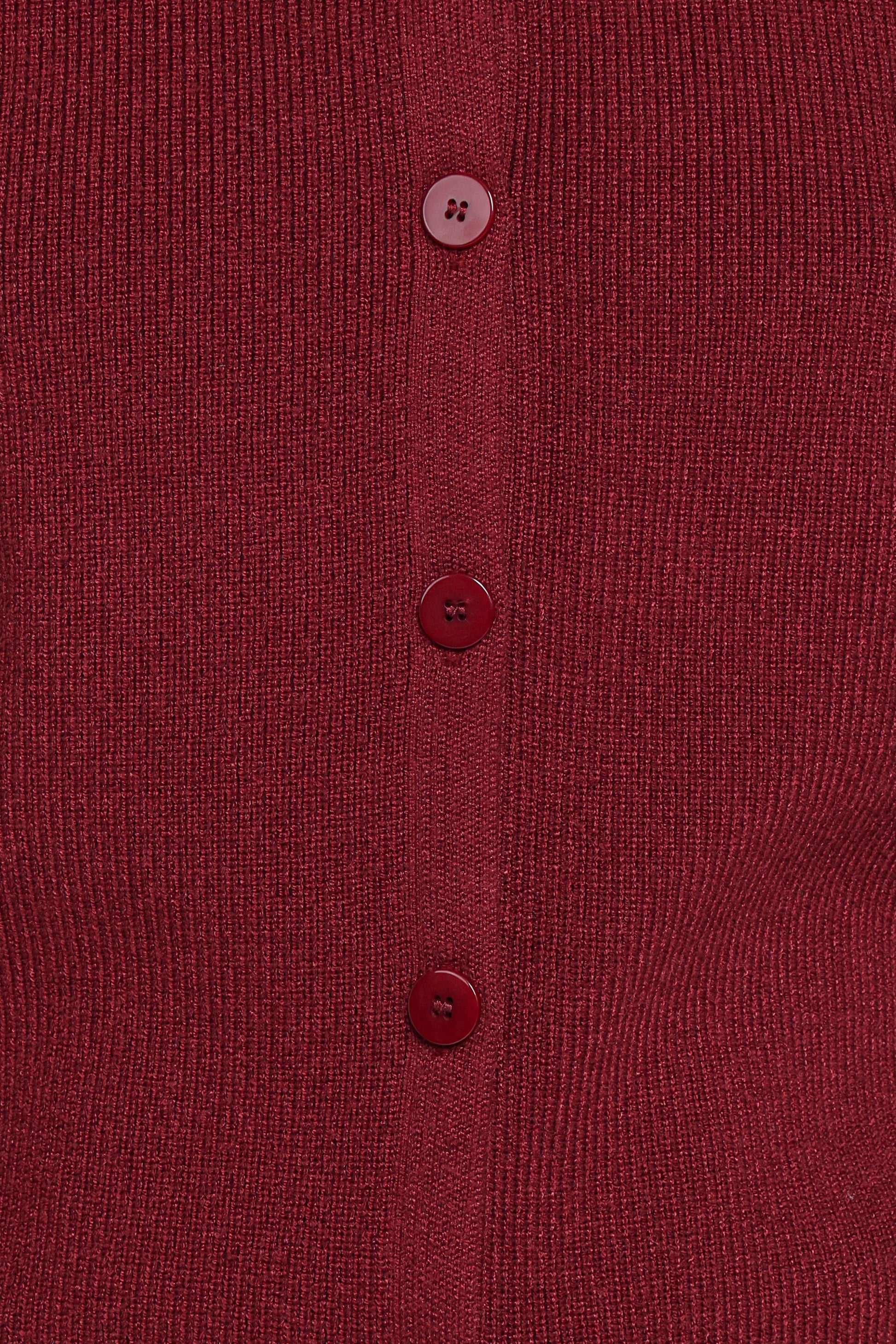 Cataline Button Front Top - Wine