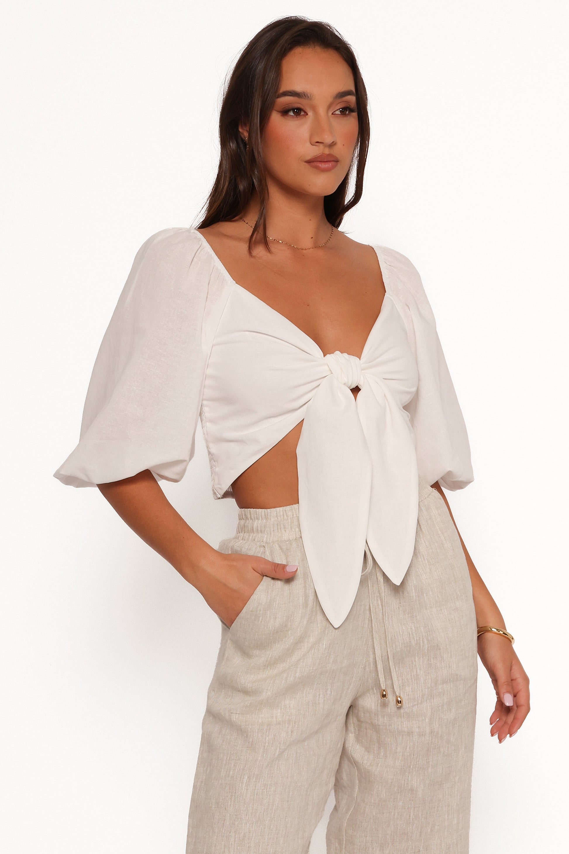 Celine Top - White