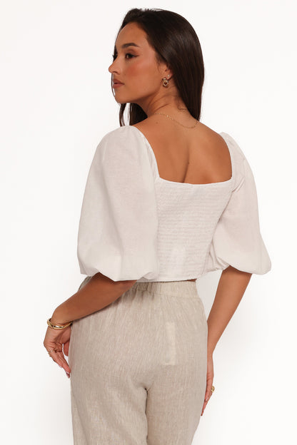 Celine Top - White