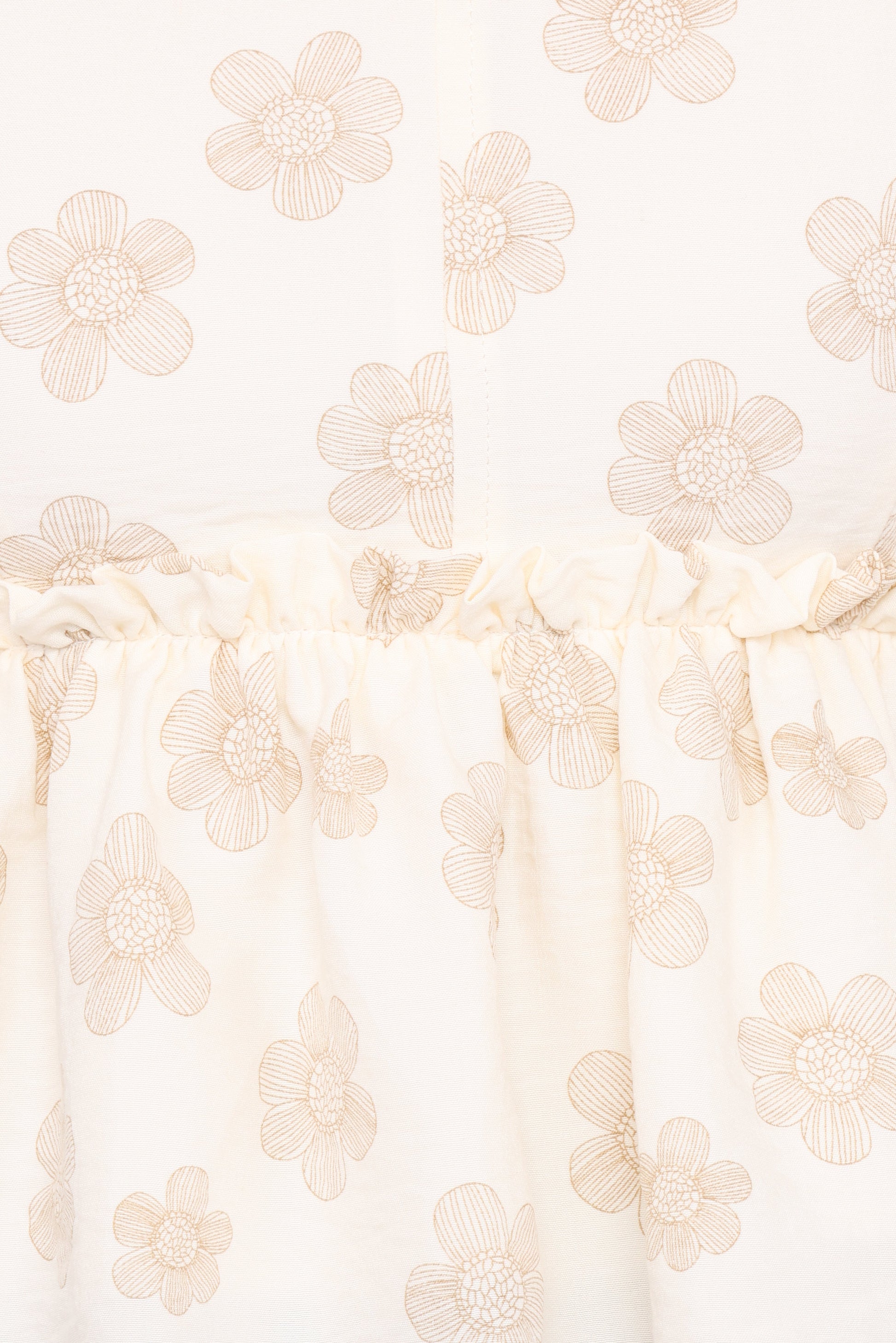 Cielo Top - Sand Beige Floral