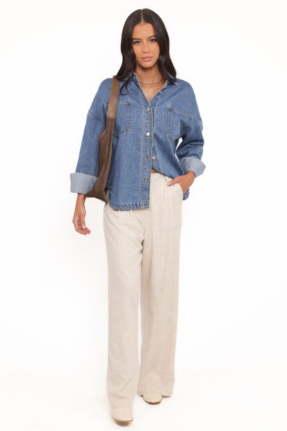 Cornelia Denim Shirt - Blue