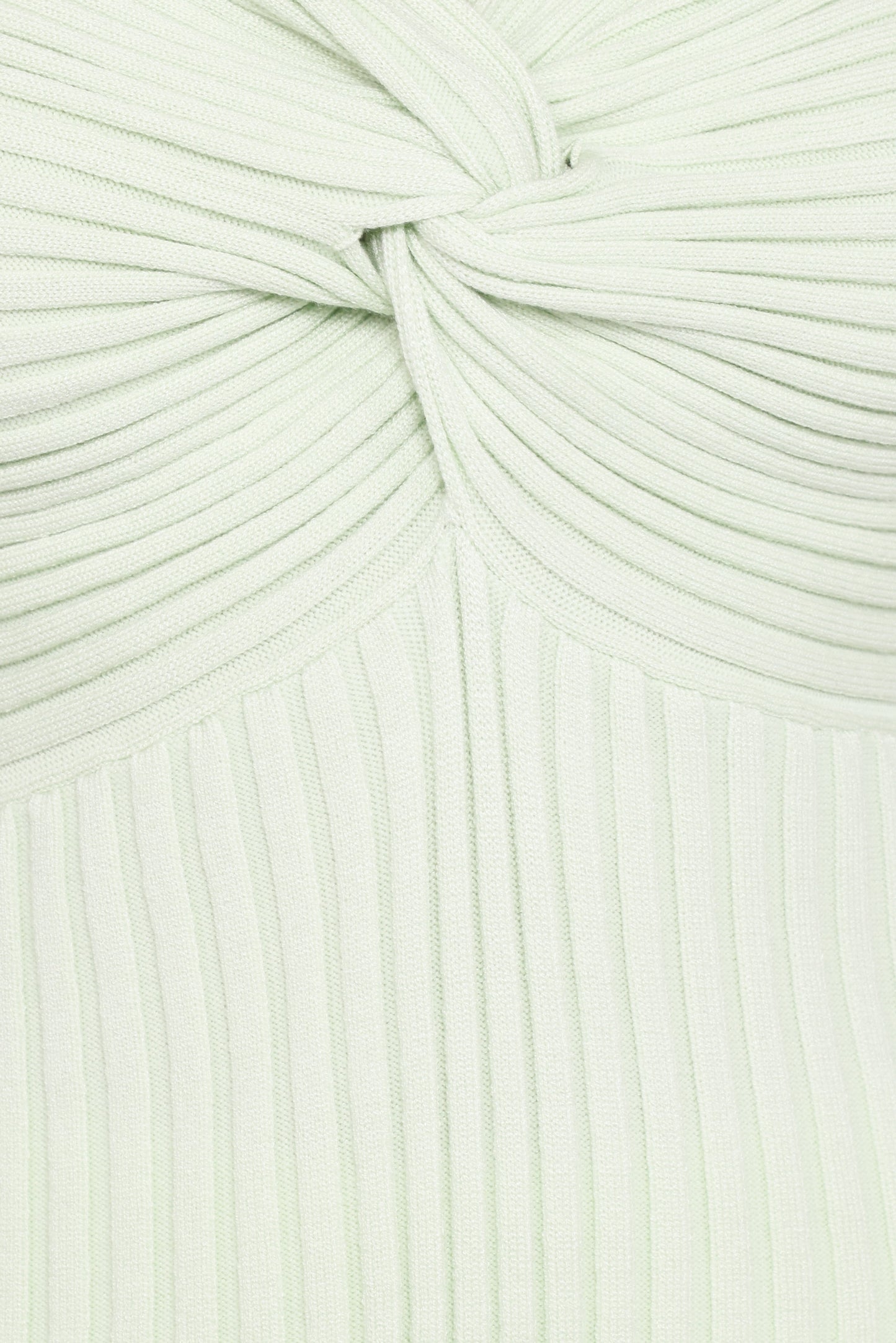 Demi Twist Detail Knit Top - Sage