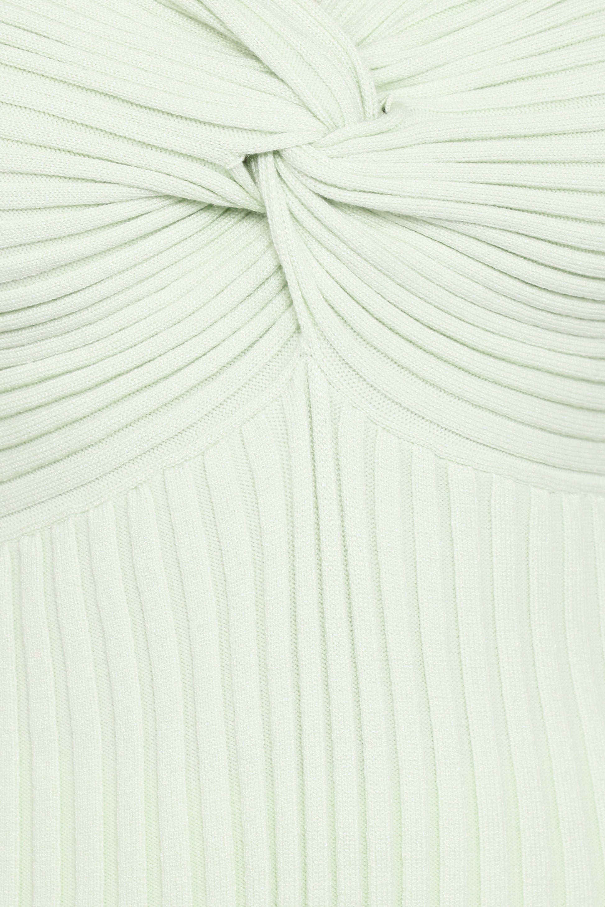 Demi Twist Detail Knit Top - Sage