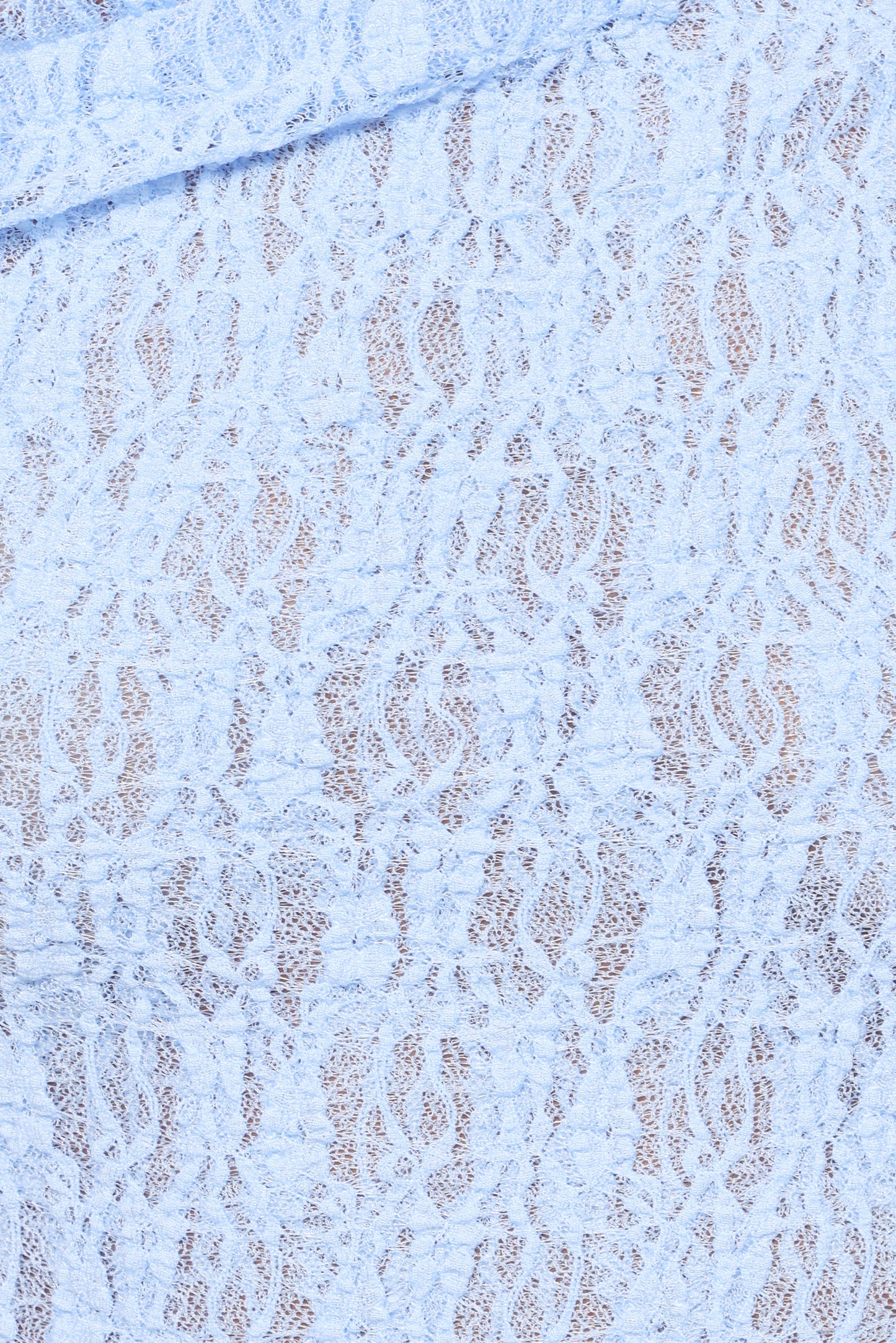 Faeriel Off Shoulder Lace Knit Top - Blue