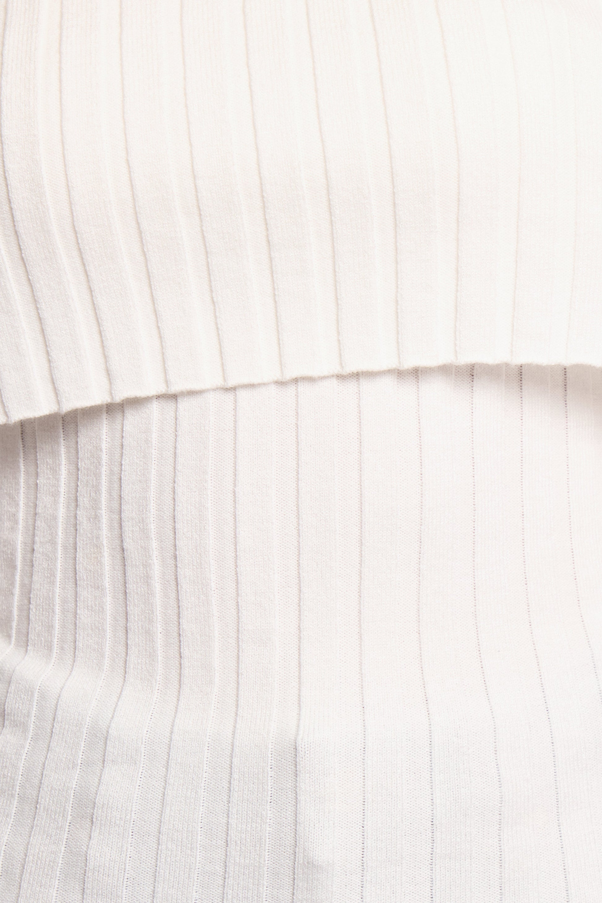 Inora Off Shoulder Knit Top - White