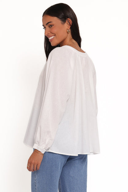 Irisa Shirt - White