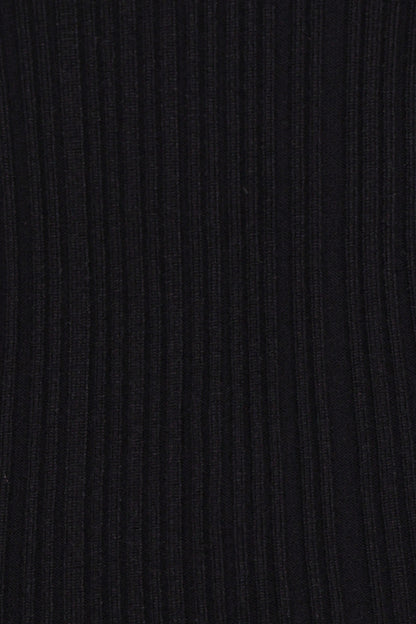 Junia Tie Back Knit Top - Black