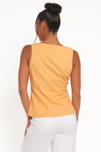 Kalyssa Asymmetrical Vest - Mango