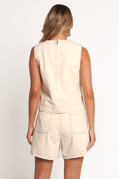 Levi Top - Ecru