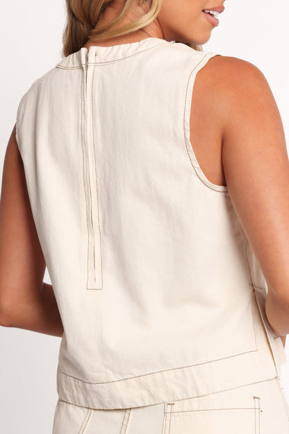 Levi Top - Ecru