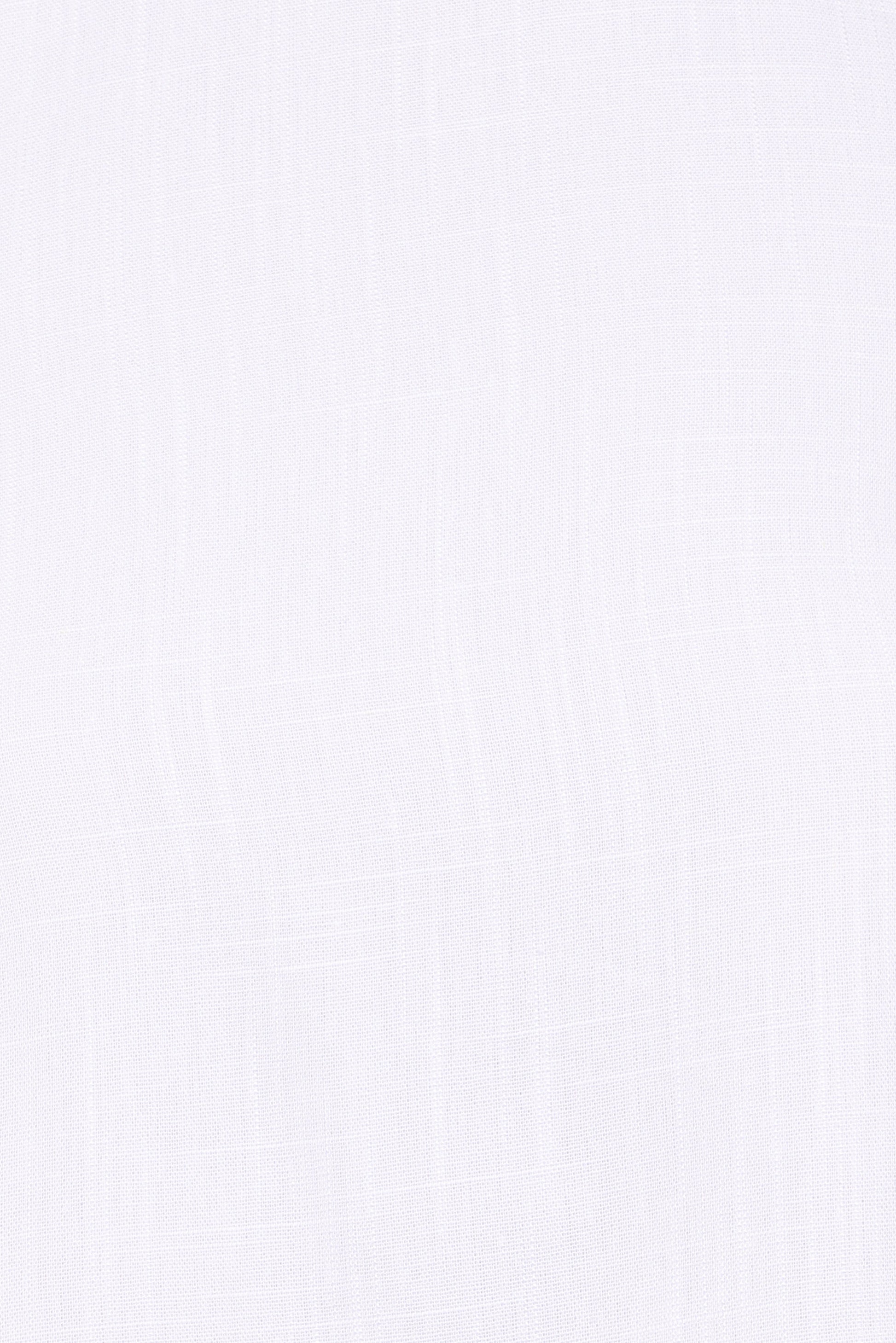 Madison Linen Cropped Tank - White