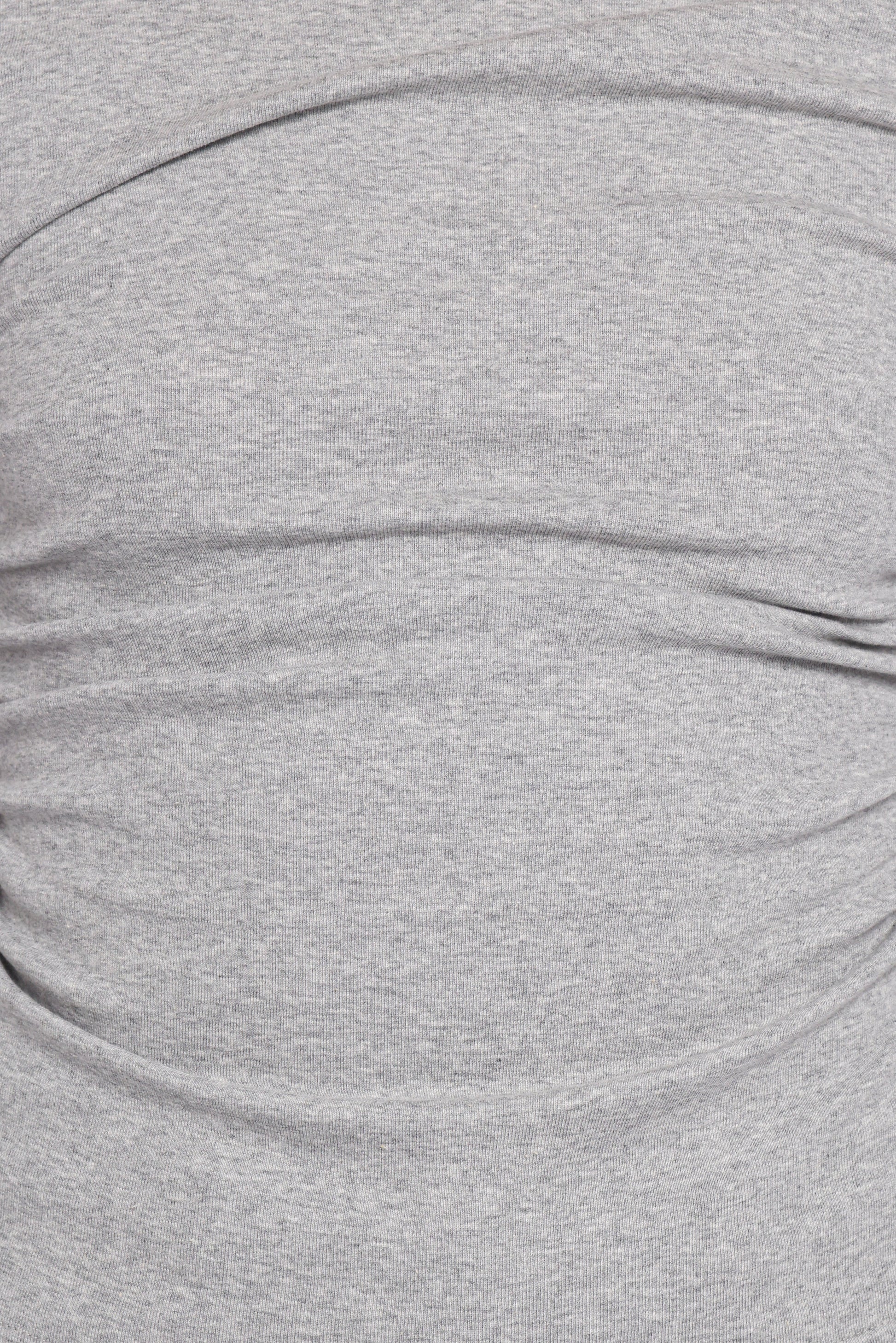 Nissa Long Sleeve Top - Heather Grey
