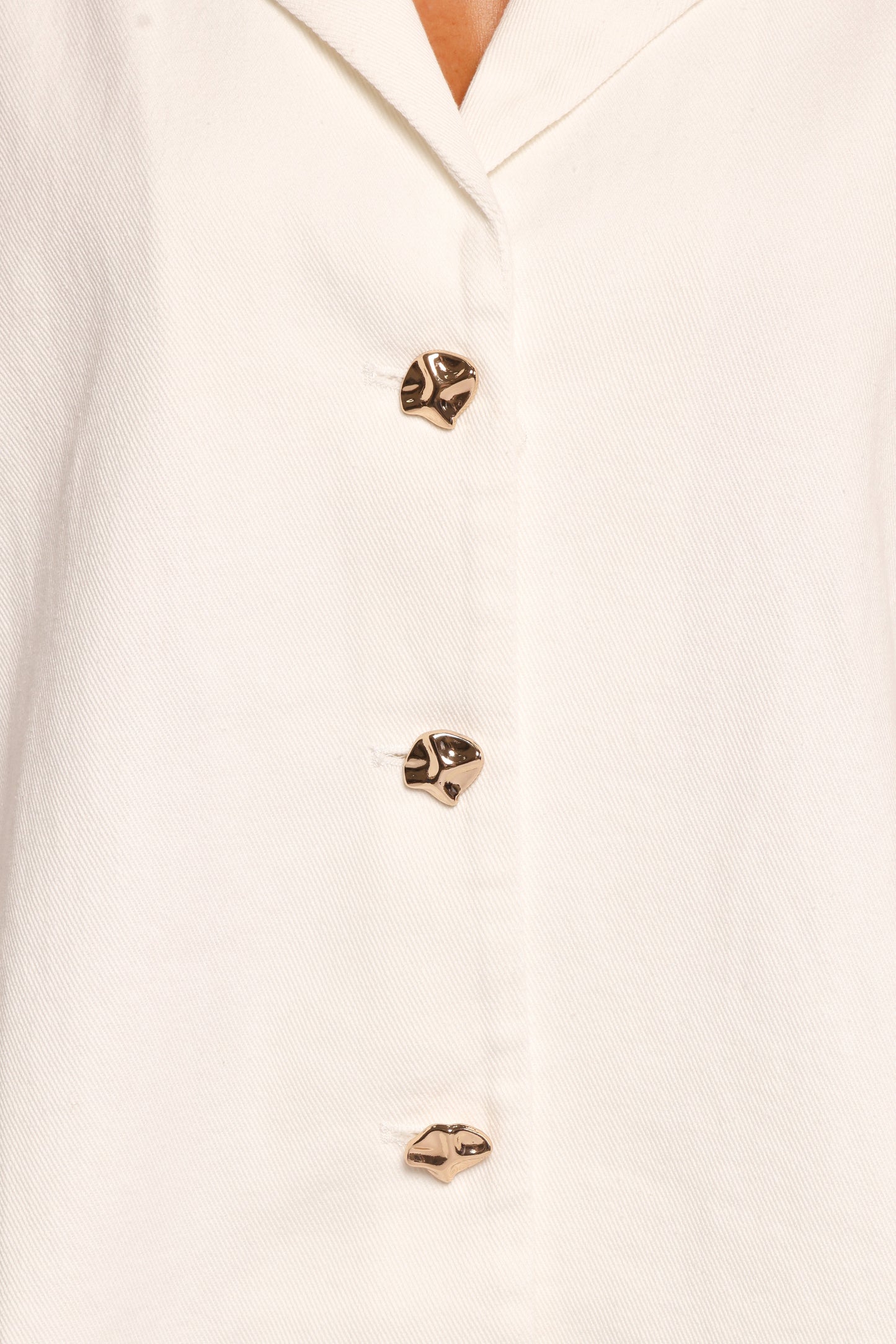 Odelia Denim Shirt - Off White