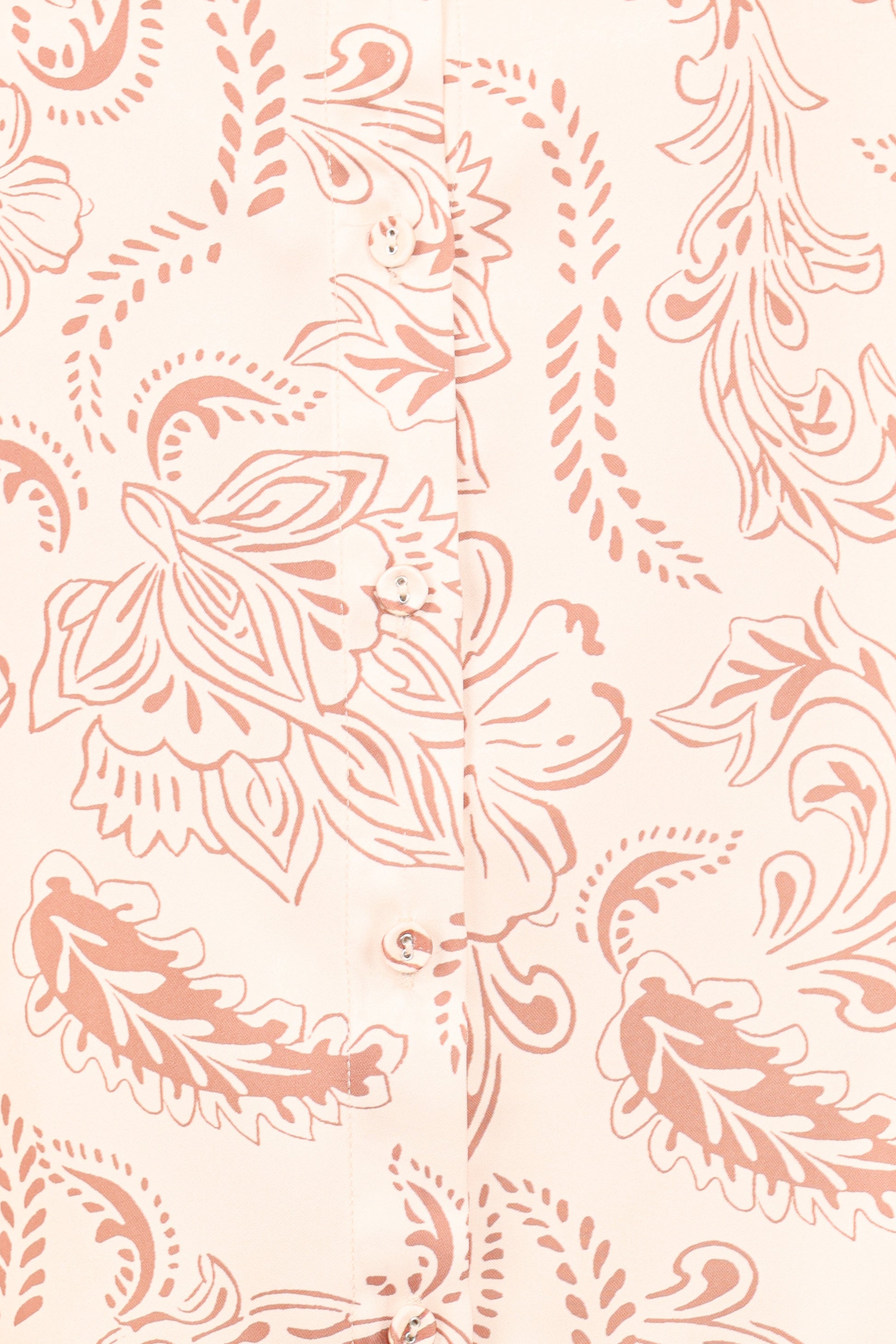 Rosalie Shirt - Brown Paisley