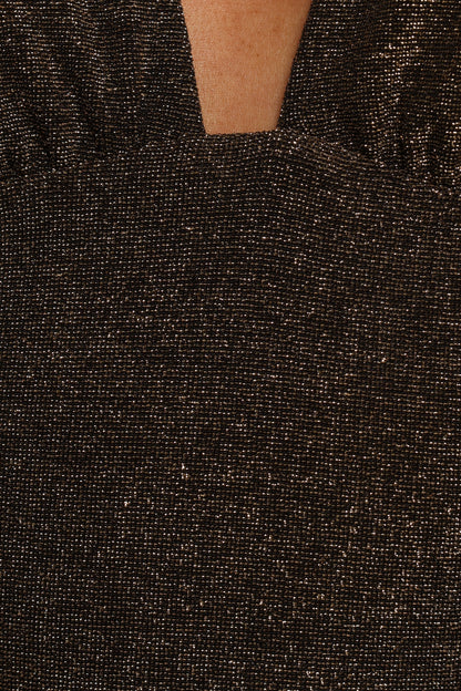 Savannah Bodysuit - Black Light Gold