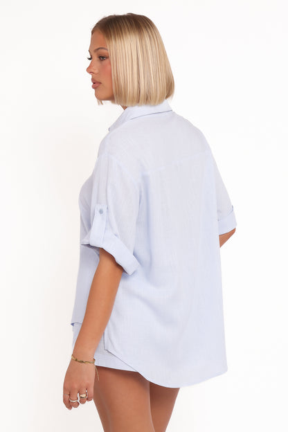 Shelley Short Sleeve Shirt - Pale Blue
