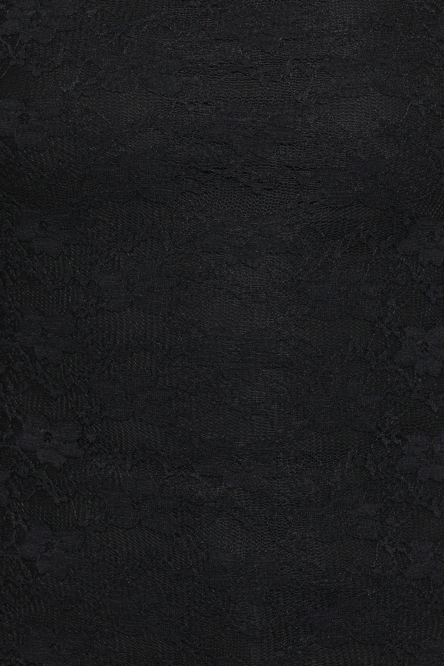 Skyler Square Neck Stretch Lace Top - Black