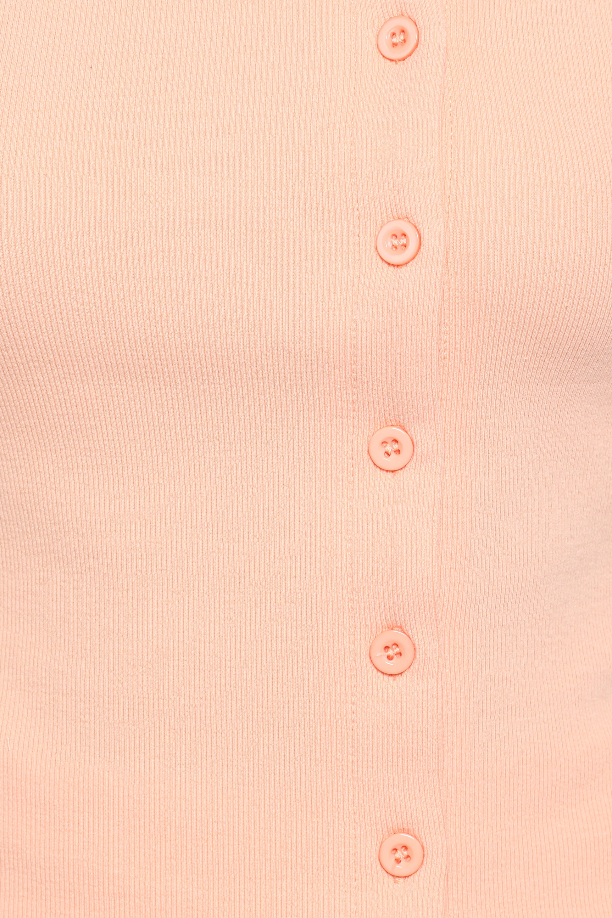 Tatum Asymmetrical Knit Top - Coral