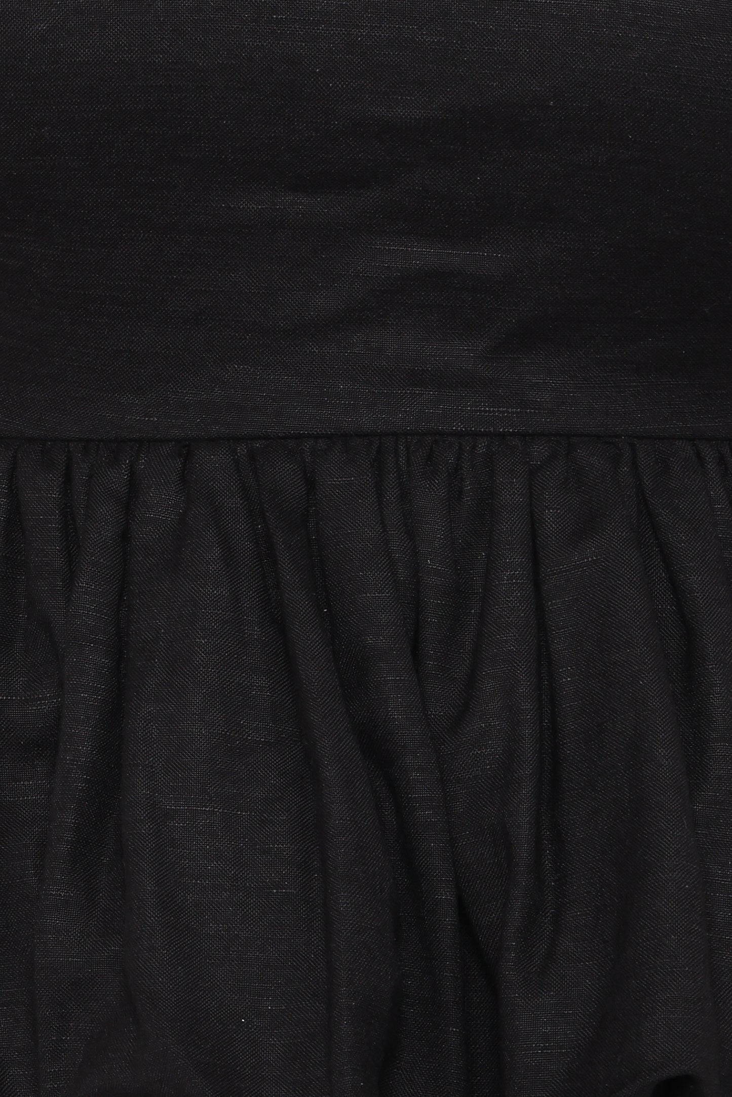 Ursa Peplum Top - Black