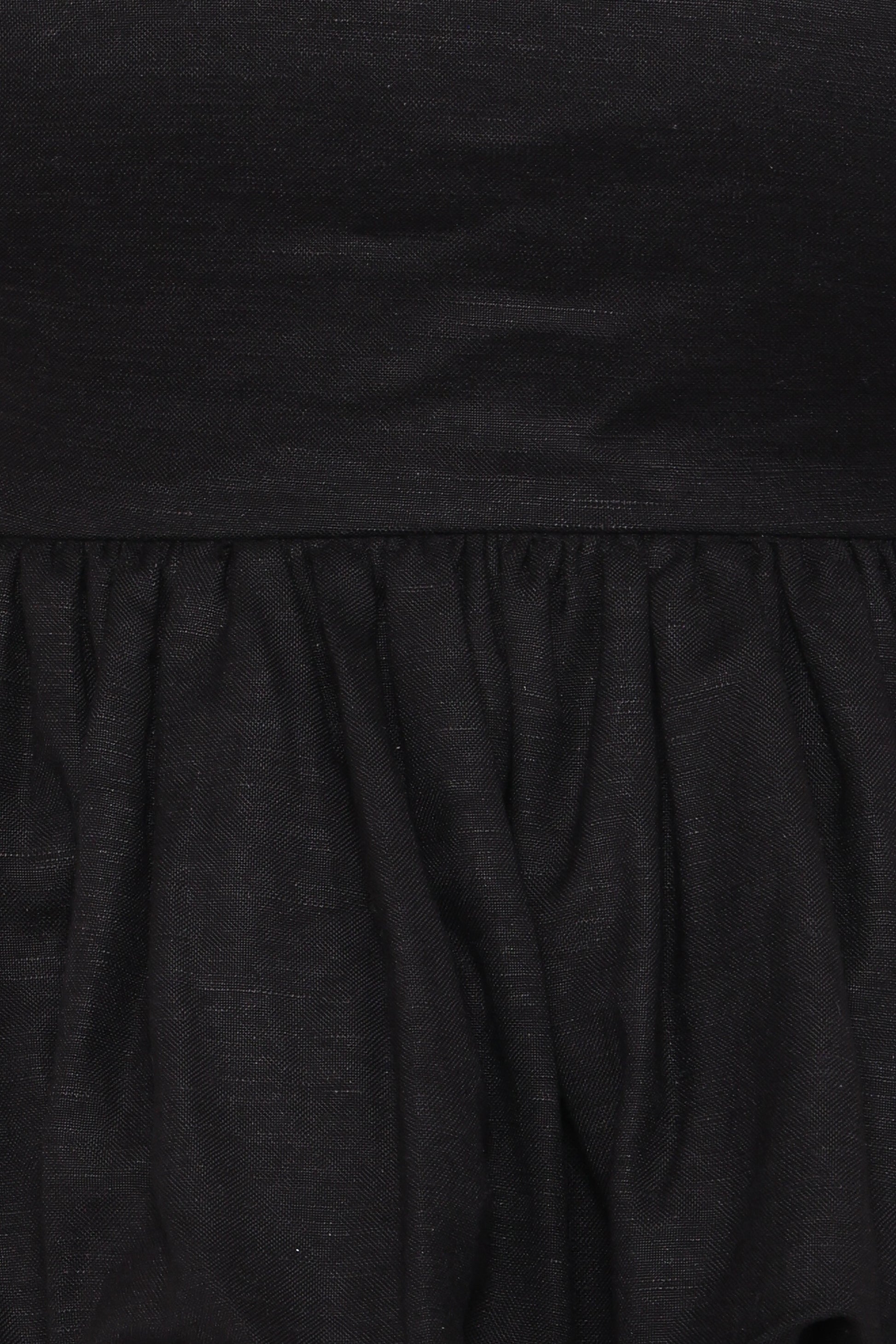 Ursa Peplum Top - Black