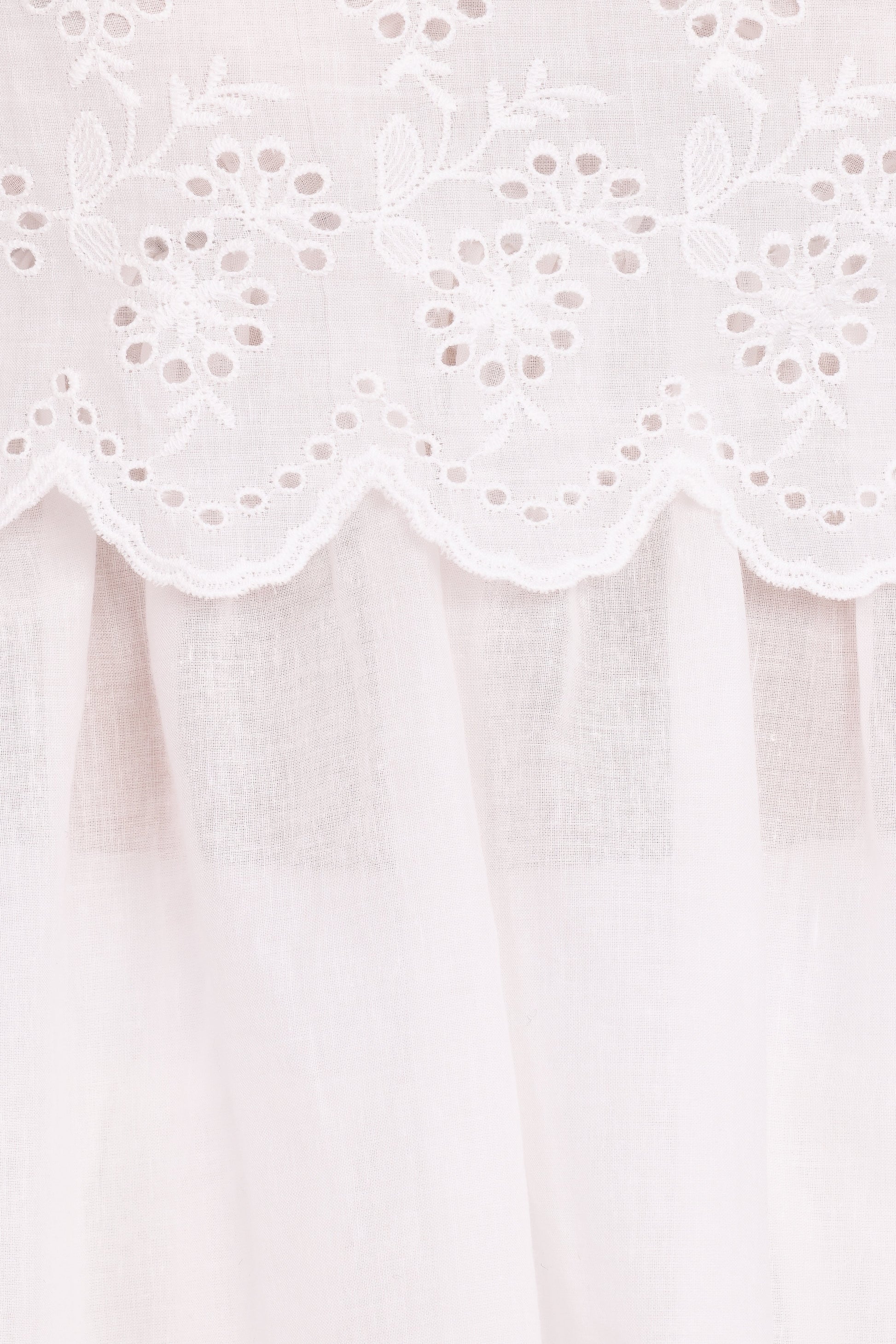 Zera Eyelet Top - White